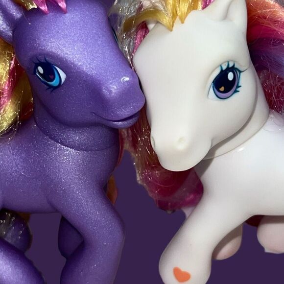 Lot of7 Hasbro G3 2002 My Little Pony Dibble Dabble Razzaroo Doseydotes - Picture 1 of 8